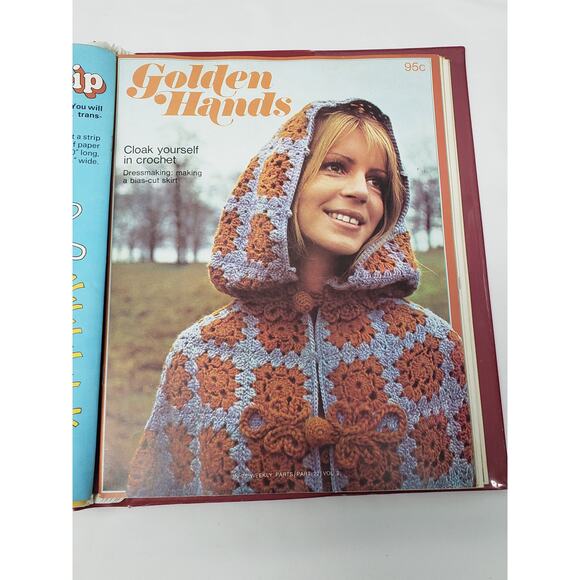 Vintage Golden Hands Volume 2 Sewing Crochet Knitting Dressmaking Patchwork Book - Picture 9 of 14